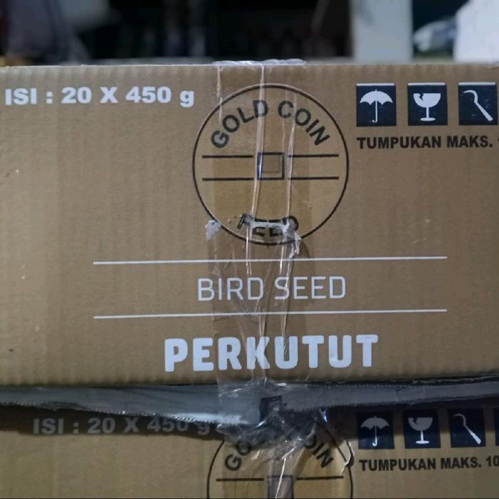 ASLI GOLD COIN PERKUTUT 450 GRAM 1 DUS ISI 20 PCS READY STOCK