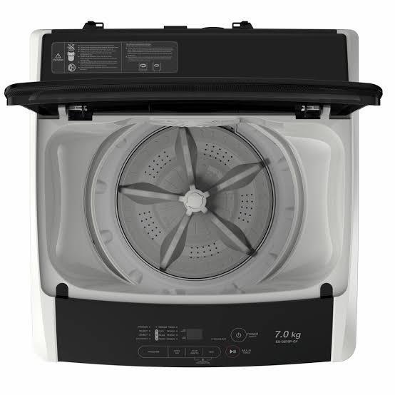 Mesin cuci top loading otomatis 7 kg SHARP ES-G876P-GY