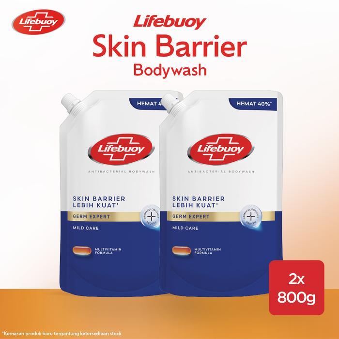 [FLASH SALE] Lifebuoy Sabun Mandi Mild Care 800ml Pouch Isi 2