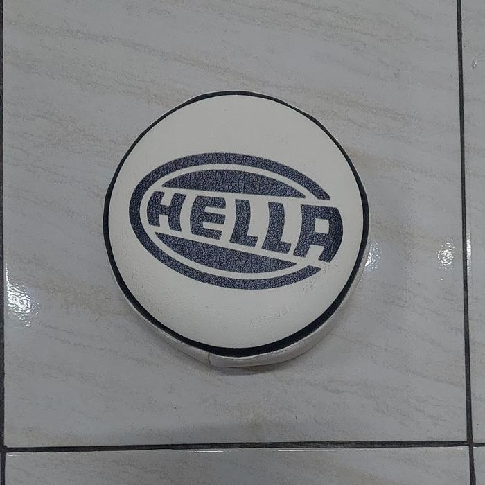 Cover Foglamp Mobil/Motor Tutup Lampu Sorot Cover Lampu Tembak Cover Lampu Kabut Model Hella Putih