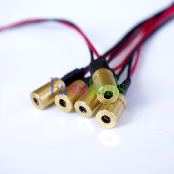 5pcs 6x10mm Mini Dot Infrared IR Laser Diode Module 780nm 3mw w/ Driver-in