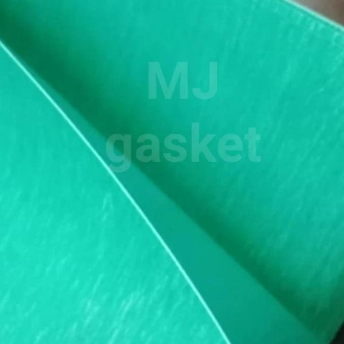 gasket lembaran non asbestos / gasket hijau tebal 0,5mm 50cm x 100cm