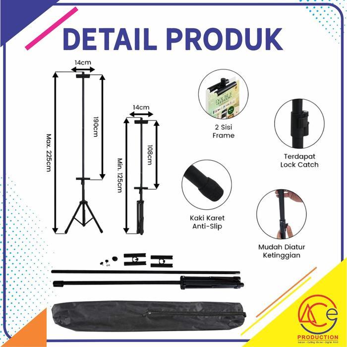 Tripod Banner 2 Sisi Stand Banner 2 Sisi Stand Banner Berdiri 2 Sisi Tbk