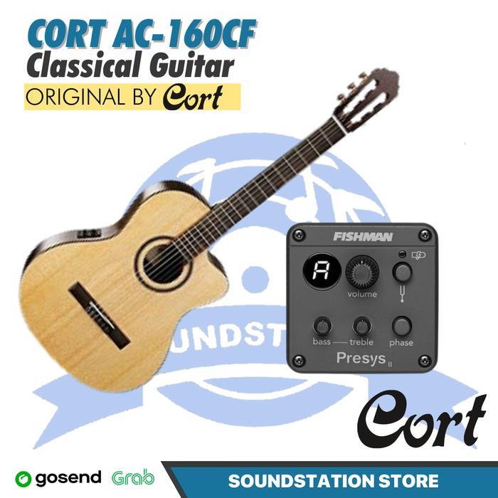 Cort AC-160CF Classical Acoustic Guitar - Gitar Klasik Nylon