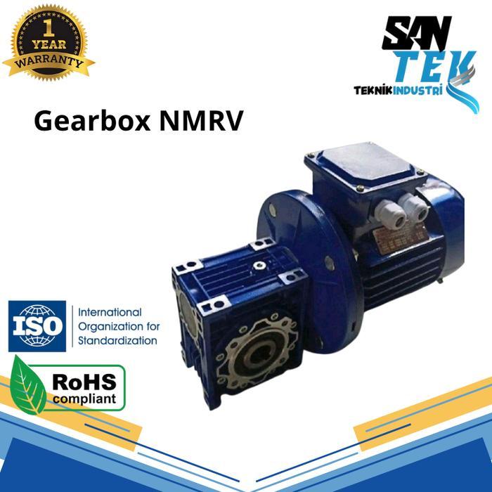 Nmrv 063 WORM GEAR MOTOR NMRV 063 RATIO 1:7.5 - 80 0.75KW 1HP 1PHASE - 3 phase