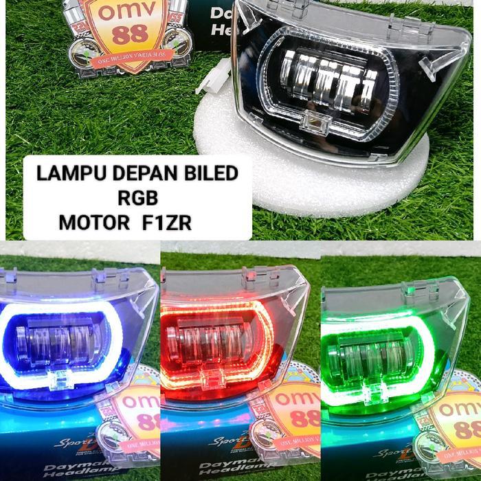 HEDLAMP REFLEKTOR LAMPU DEPAN DAYMAKER BILED RGB FIZR FIZ R FORCE FORCE ONE FORCE1 GRAND ASTREA