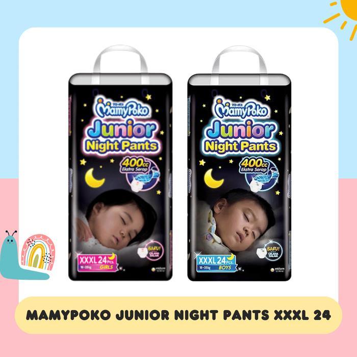 mamypoko junior night pants xxxl 24 xxxl24 xxxl12 xxxl 12 diapers popok bayi