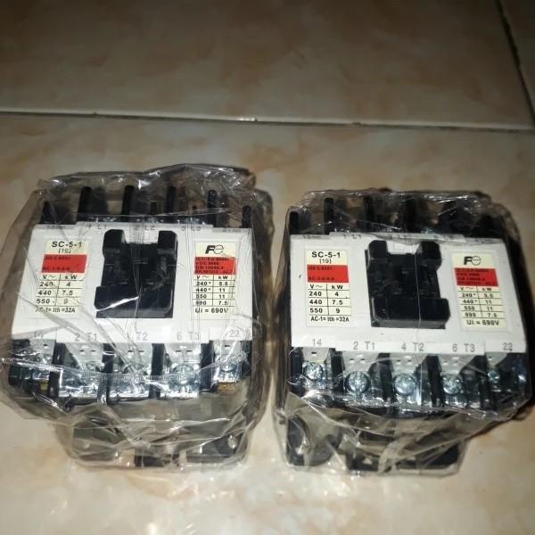 MAGNETIC CONTACTOR FUJI SC-5-1 KONTAKTOR FUJI SC51 SC 5 1 MAGNETIK