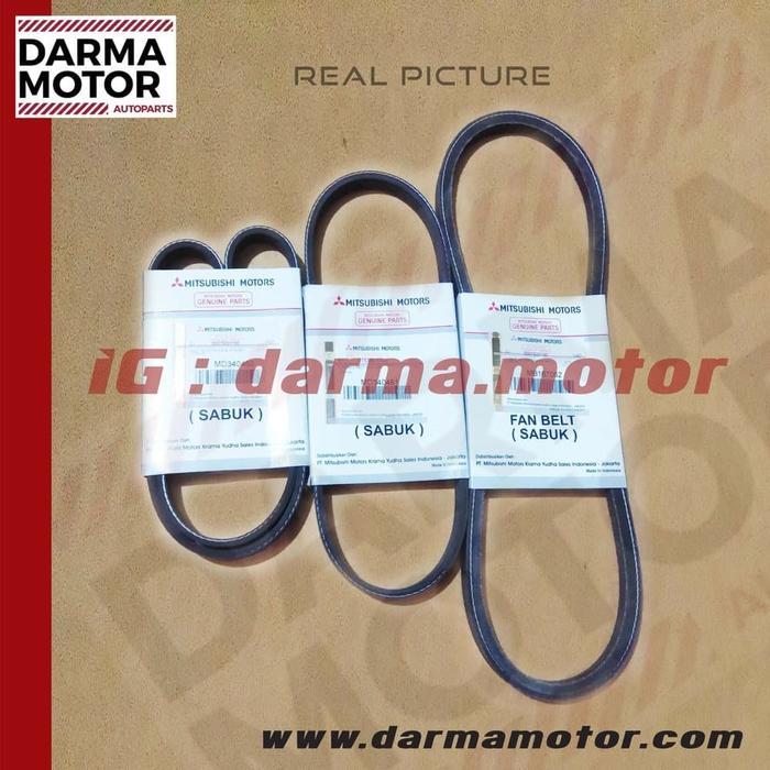 FANBELT VANBELT TALI KIPAS ORIGINAL MITSUBISHI ETERNA DOHC 1989-1993 MURAH