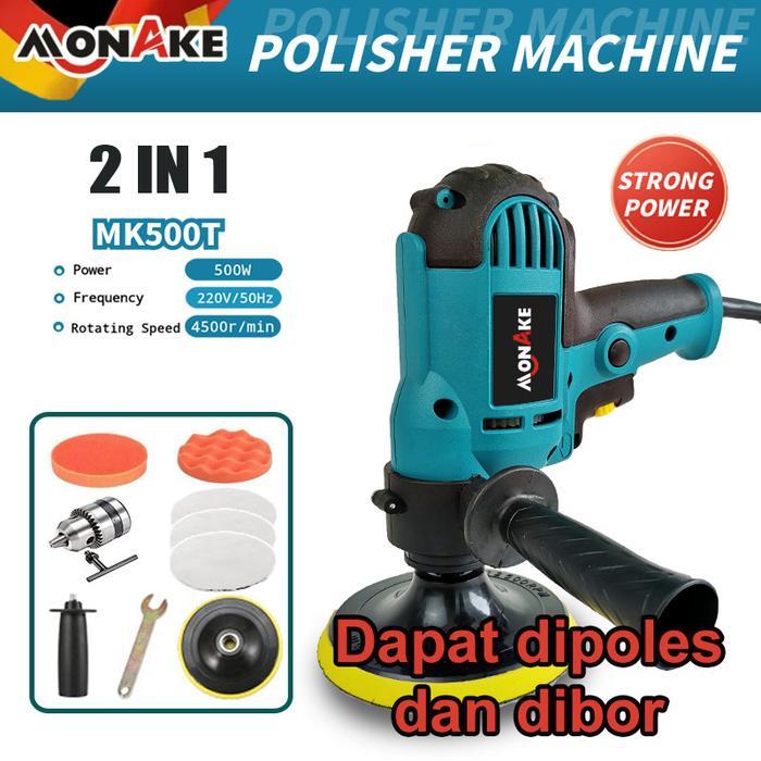 Zper - Mesin Poles Mobil Polisher Car Disk Alat Poles Cat Mobil 5 Inch / Bor Dan Pemoles Listrik