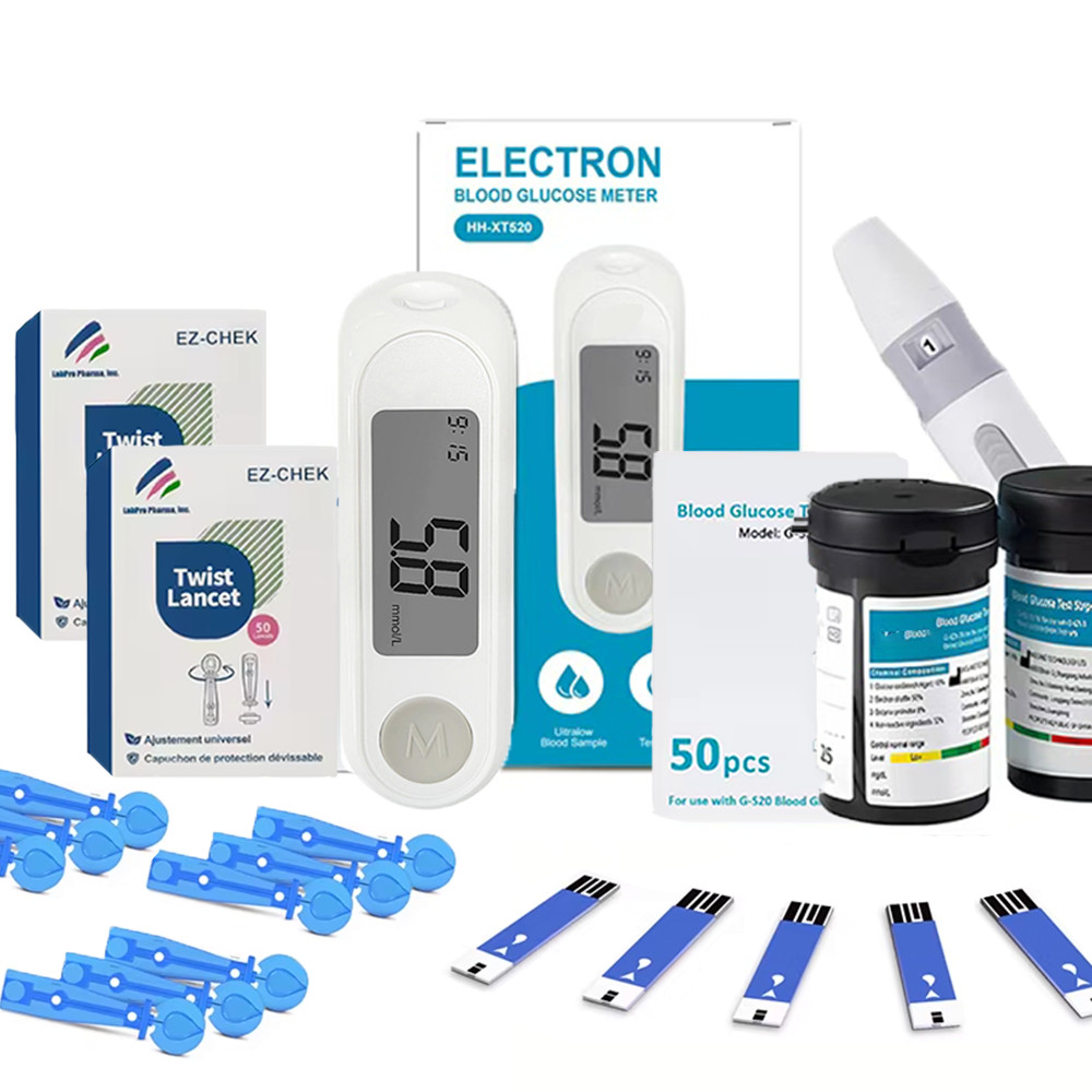 Blood Glucose Meter Diabetes Testing Kit 50/100pc Test Strip Medical Diabetes Blood Sugar Test