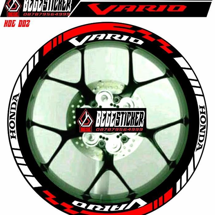 STICKER VELG VARIO ,list velg vario, STICKER PELEK MOTOR VARIO RING 14