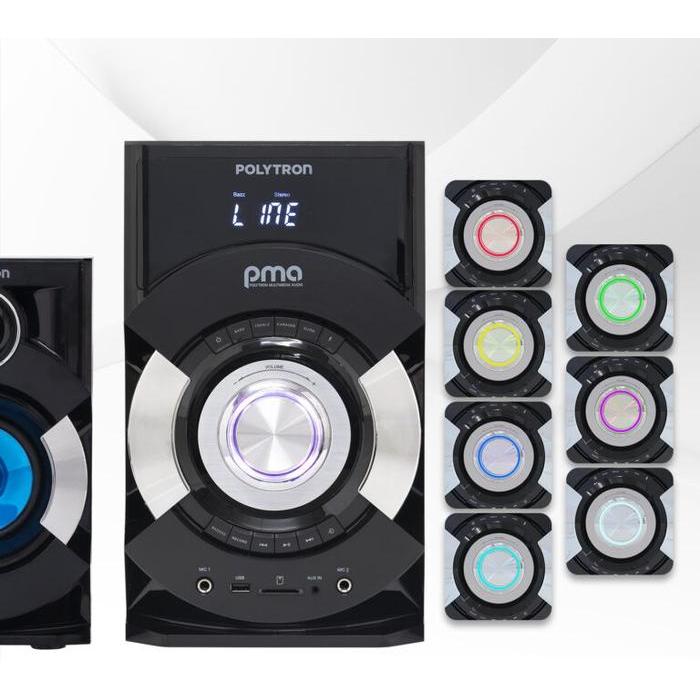 Polytron Speaker Bluetooth 9527 Radio Fm Pma 9527 / Pma9527