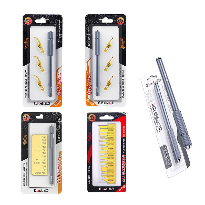 Qianli 007 008 009 011 012 013 Multifunctional Knife Blade Kit for Repairing Glue Removal Scraper an