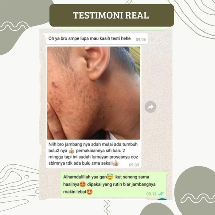 Penumbuh Brewok Beard Serum penumbuh jenggot penumbuh kumis cepat serum penumbuh