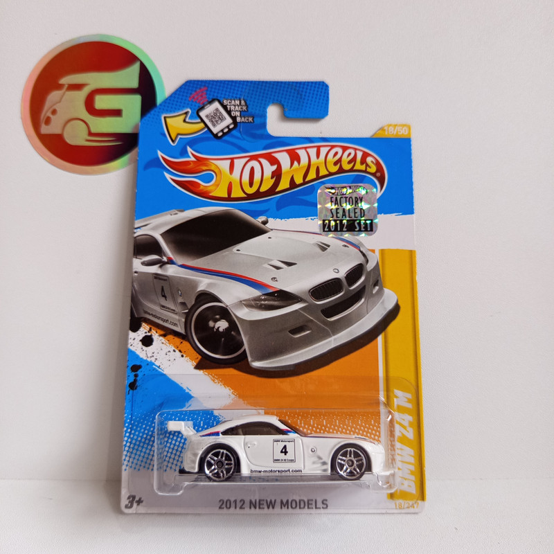 Hot Wheels BMW Z4 M White/Putih 2012 New Models Factory Sealed (HTF) - Hotwheels