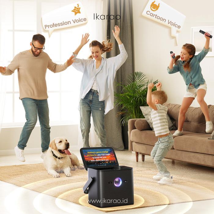 SHELL S3 IKARAO Portable Smart Karaoke Speaker with Android + Layar Sentuh + c Wireless + Bluetooth