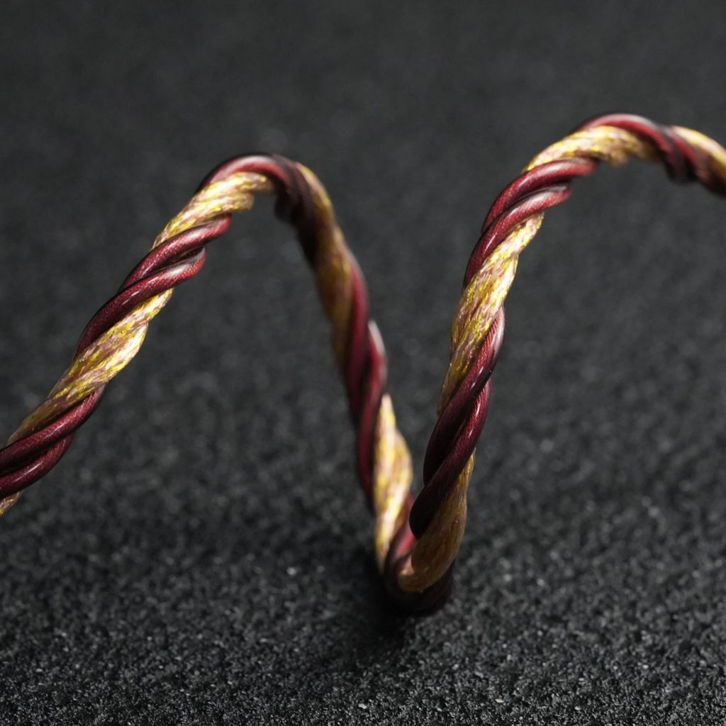 XINHS HA01 Red Blood HiFi Headphone Balanced Upgrade Cable for Tangzu PULA PA02 IEM DIY Audio Cable