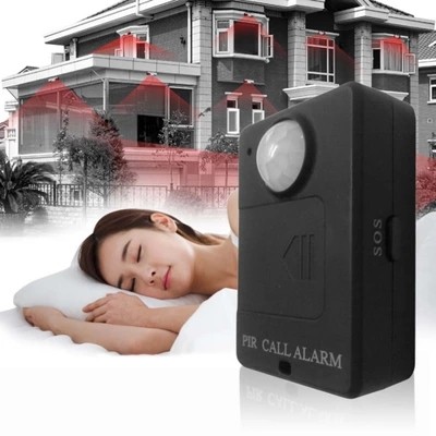 Mini GSM PIR Alarm Motion Sensor Alarm Infrared Wireless GSM Alarm Anti-theft Motion Detector With