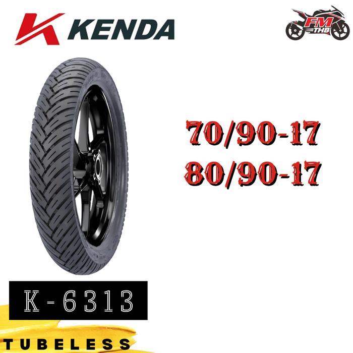 Ban Kenda K6313 K-6313 Ring 17 Tubeless - Ban Motor Tubeless/Tubles (Pilih Ukuran)