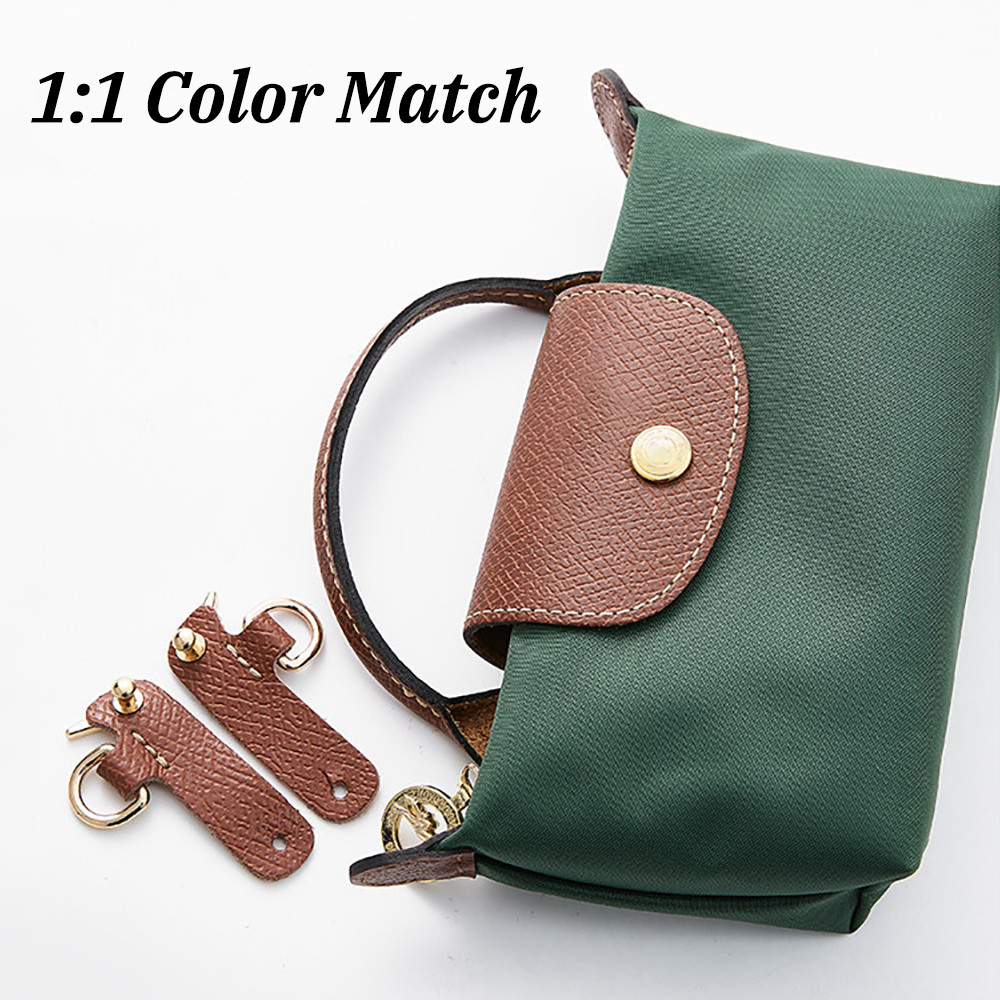 Mini Bags Leather Shoulder Strap Kit Fit for Longchamp Mini Pouch Adjustable Crossbody Small Bag