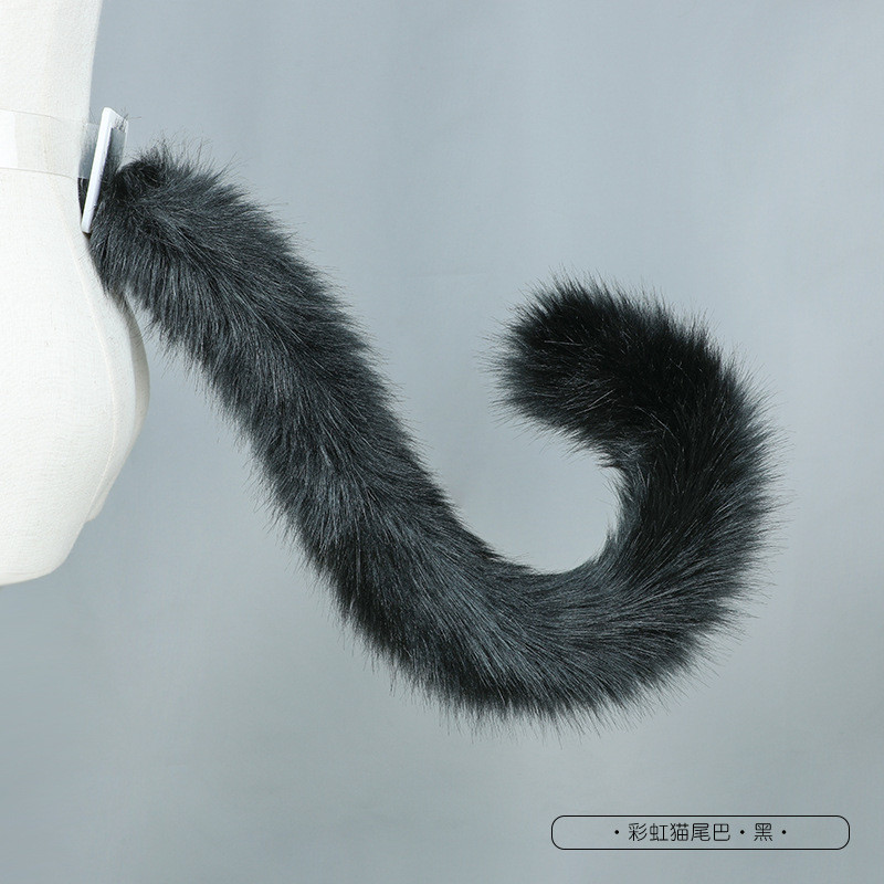 Cat tail Cosplay cat rainbow jewelry lovely animal ear animal tail accessories