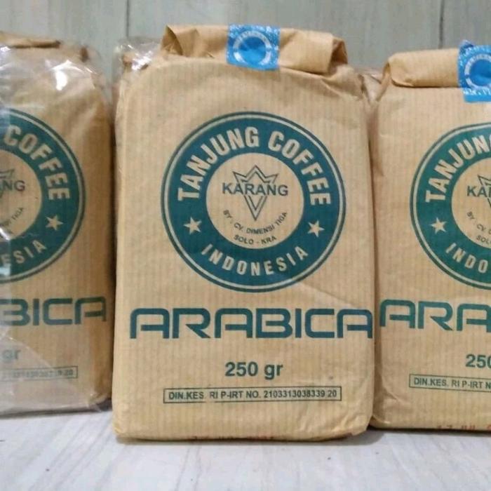 KOPI TANJUNG ARABIKA 250gr COFFEE ARABICA KOPI HITAM