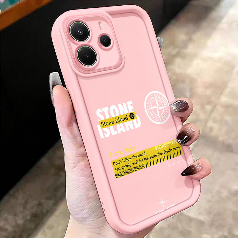 Casing Hp untuk Xiaomi Redmi Note 14 4G Note 14 5G Note 14 Pro 5G POCO X7 5G Case Rusak Stone Island