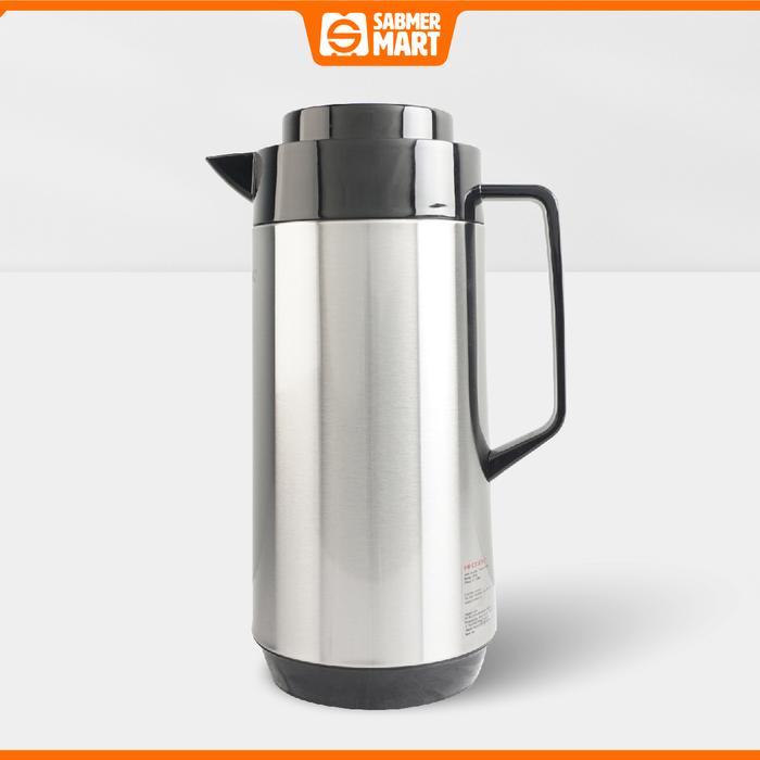 Termos Air Panas / Termos Pencet Mini Stainless Steel 1,6 L / Termos Vakum Hi-Cook Vf-16