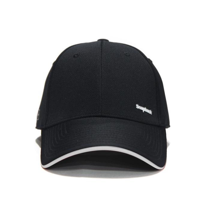 Snapback Topi Baseball Topi Golf Sport Style Black Polos List Putih