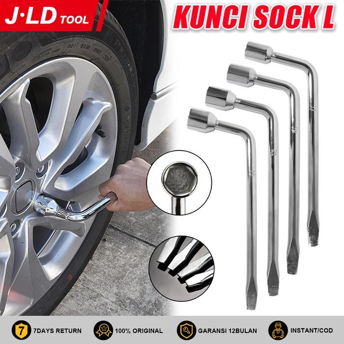 JLD Kunci Roda L 17mm 21mm Hex Mobil CONGKELAN BAN MOBIL MOTOR kunci full set