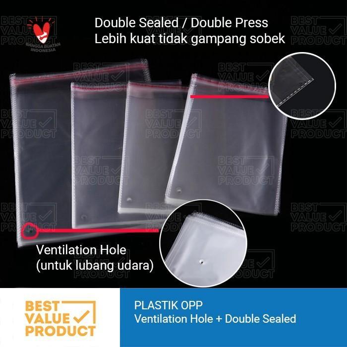 Plastik Opp Seal 23X35 06 / Plastik Opp Double Press 23 X 35 Terjamin