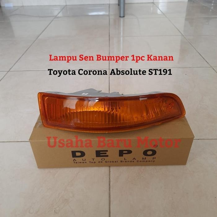 Lampu Sen Sein Bumper Bemper 1Pc Kanan Rh Toyota Corona Absolute St191 Berkualitas