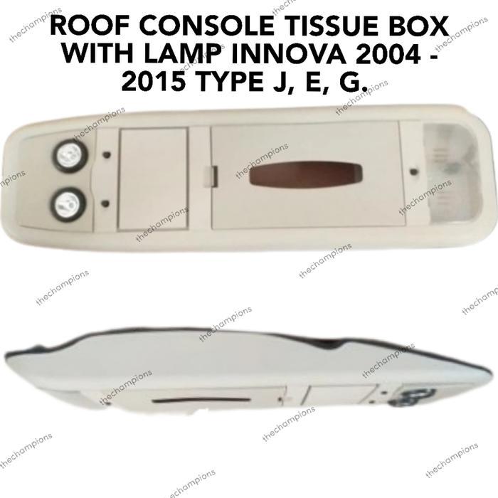 ROOF CONSOLE TISSUE BOX WITH LAMP INNOVA 2004 - 2015