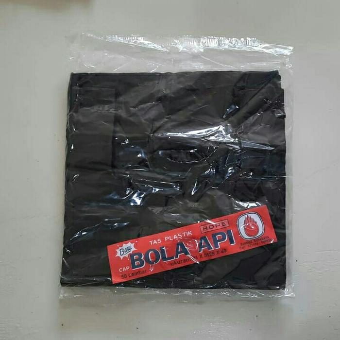 Kantong Kresek Bola Api Tas Plastik Tanggung 21X40 21 X 40 0125 50 Lbr Populer
