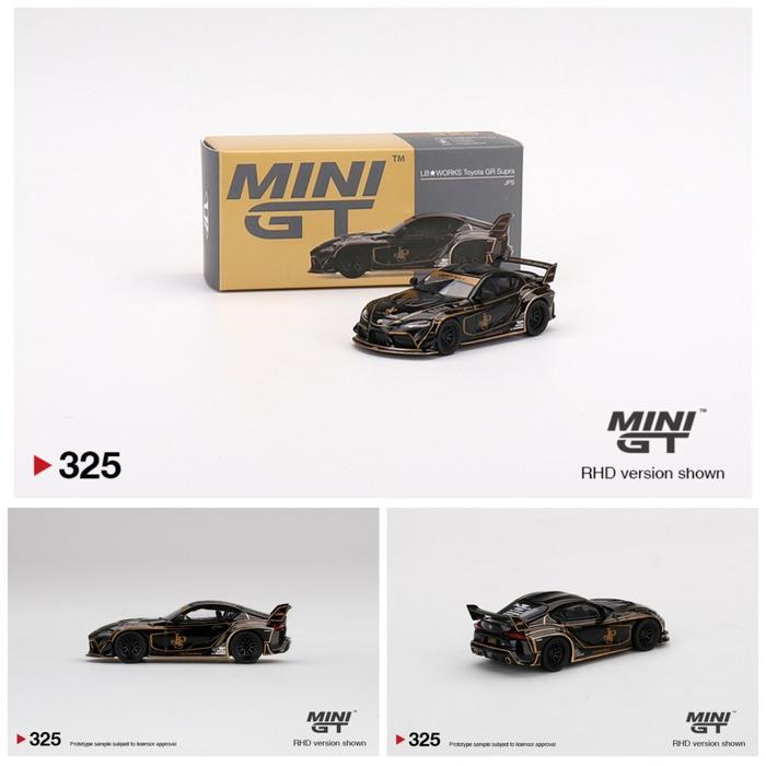 MINIGT 325 LB WORKS TOYOTA GR SUPRA JPS MINI GT DIECAST MGT MOBIL