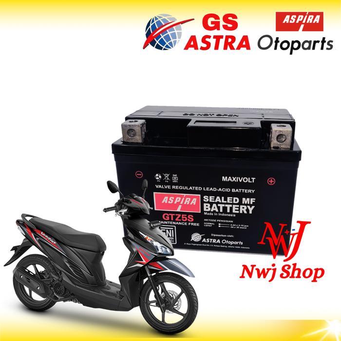 Aki Kering Aspira Gs Astra Vario 110 Beat Karbu Beat Street Gtz5S Ytz4V Gtz4V Gs Mf