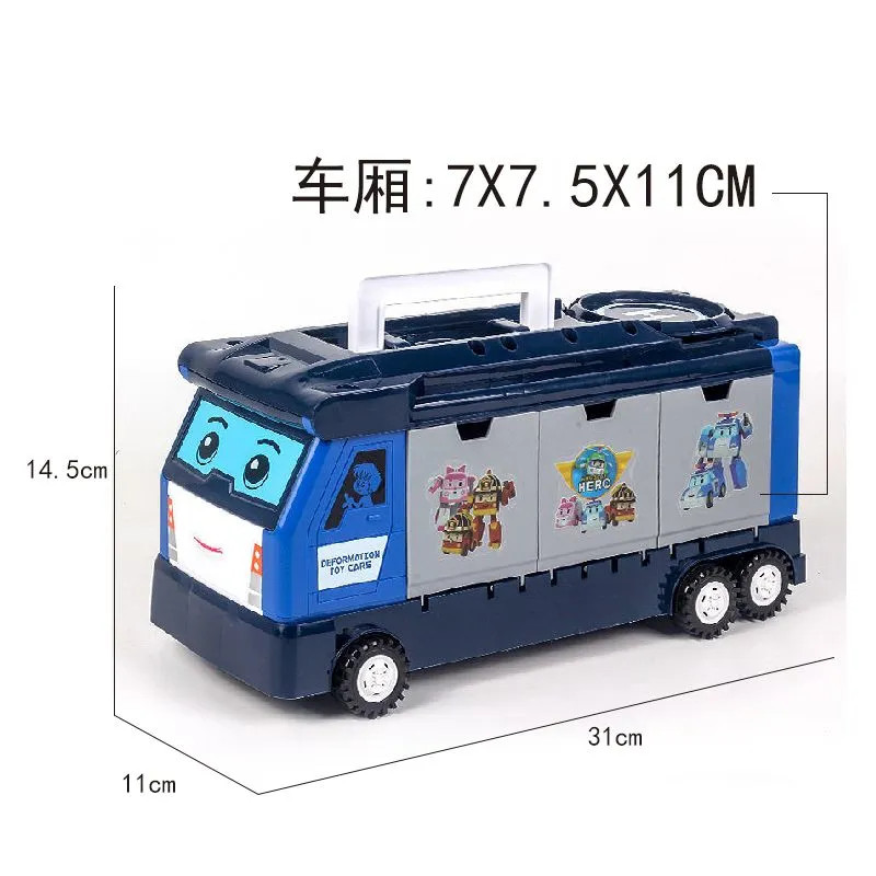 Transformation Robot Car RobOcar Model Action Figure POLI Toys for KiAs Boys Deformation Vehicle Toy