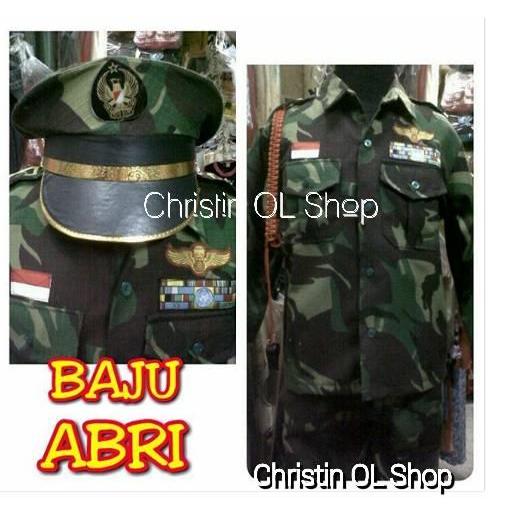 ASLI BAJU PAHLAWAN "ABRI" anak TK dan SD READY STOCK
