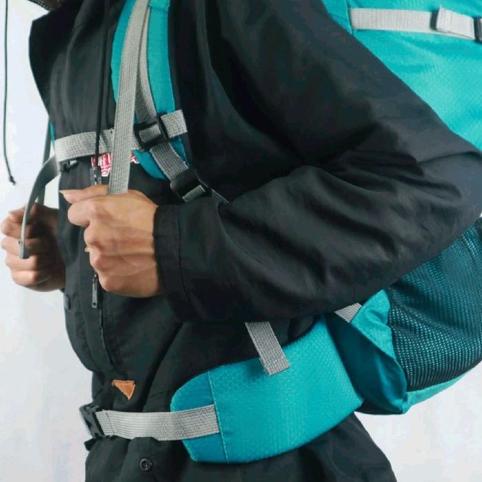 TERUJI Zeeger Tas Gunung Carrier Lokal Elextra 55 Liter Bahan Premium Summit Series Ideal untuk