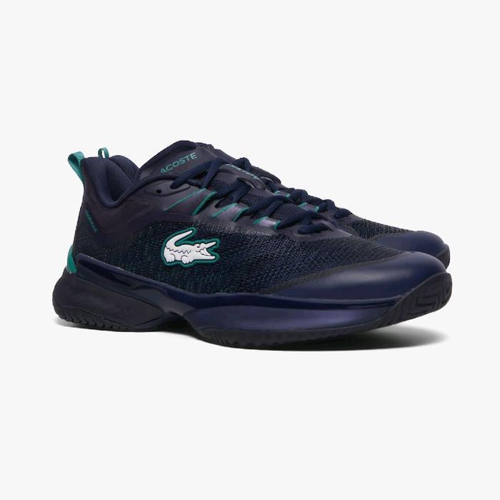 Lacoste Men's AG-LT23 Ultra Tennis Shoes Sepatu Tennis Pria - Navy/Green