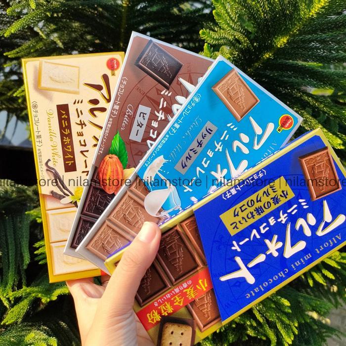 Cokelat Bourbon Alfort Mini Coklat Import Jepang Halal Chocolate Camilan Cemilan Makanan Snack Ready