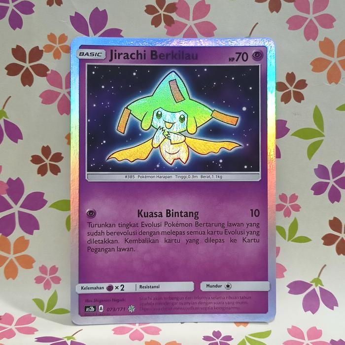 Sale Pokemon Tcg Indonesia Jirachi Berkilau ( Shining ) As2B 073/171