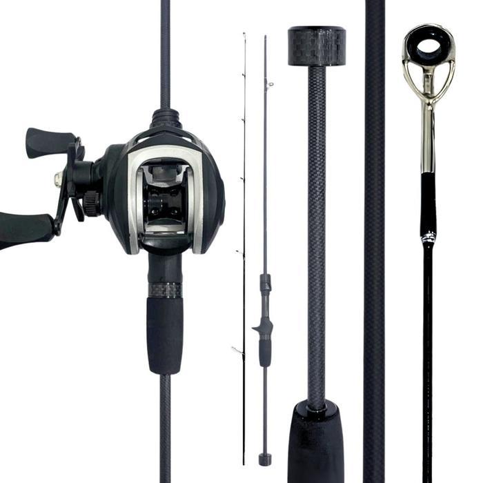 Aquapro 1 Set Paket Joran Pancing Spinning Casting Rod High Carbon Solid Ultralight Dan Reel Pancing