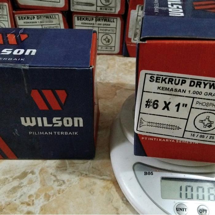 SEKRUP GYPSUM 6X1" WILSON 1KG SEKRUP GYPSUM 2,5CM WILSON 1KG FULL FORSALE