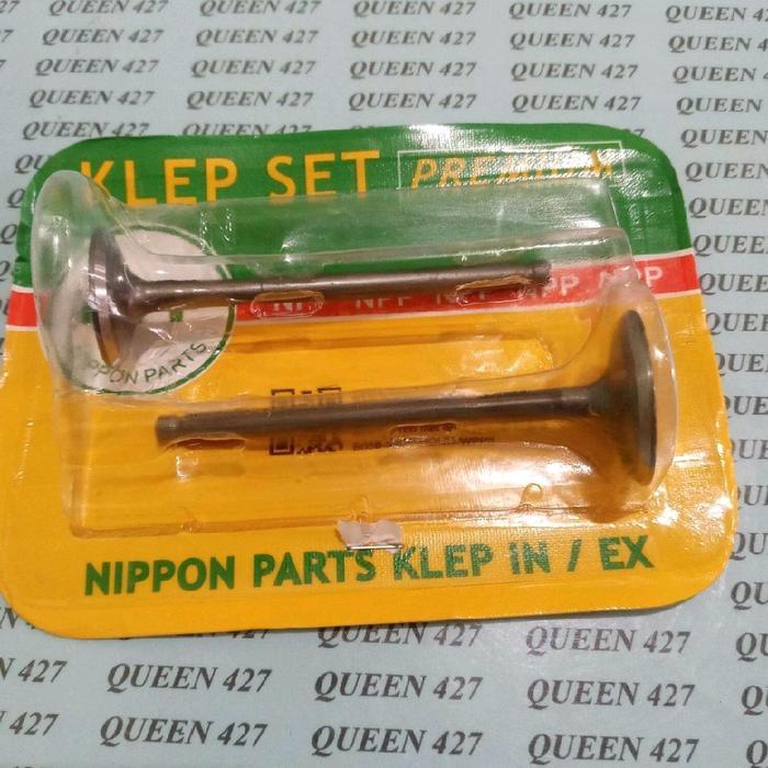 KLEP RACING IN EX 24/28 BATANG 5 MM/VALVE PAYUNG KLEP RACING IN EX 24 28 BATANG 5 MM PNP HONDA BEAT