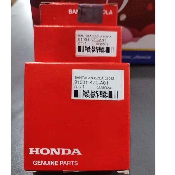 91001-KZL-A01 BEARING LAHER KRUK AS KANAN 6205 BEAT, SCOOPY, SPACY KARBU, VARIO 110 ORIGINAL ORI