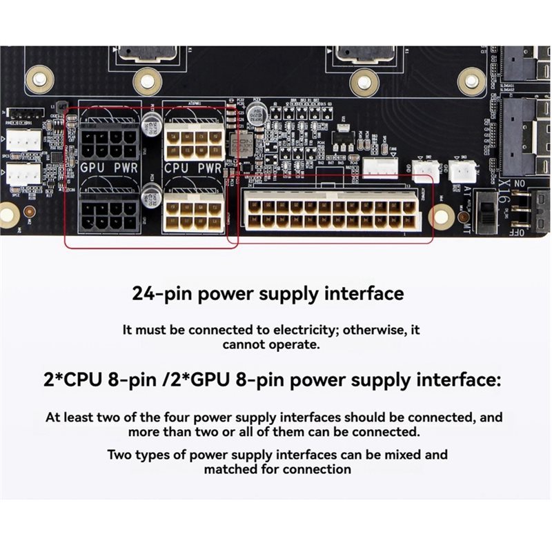 Premium-SXM2 300G For V100 Compatible Dual-Channel Pass-Through Baseboard Graphics Card Nvlink Lite