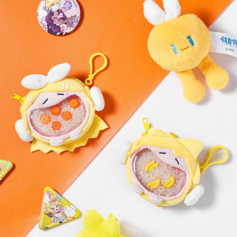 Bemoe Original Hatsune Miku Uwa Series Vocaloid Kagamine Rin & Kagamine Len Plush Shoulder Bag Painf