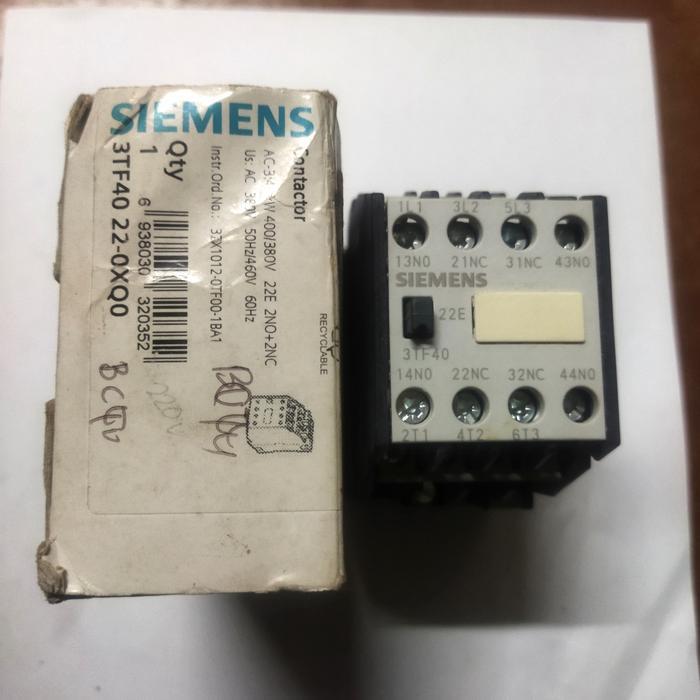 3TF40 22-0X CONTACTOR SIEMENS 220V